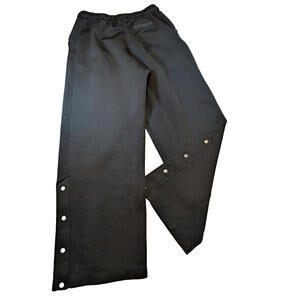 Nike Jordan Women's New Classics Capsule Wide Leg Snap Suit Pants, XL Black